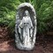 Roman 18.75" LED Lighted Solar Our Lady of Virgin Mary Outdoor Garden Statue